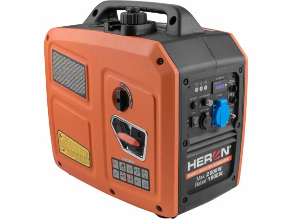HERON, Elektrocentrála invertorová tichá 1F, 2,0kW, ručný štart