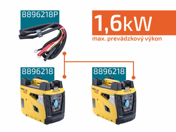 HERON, Elektrocentrála invertorová tichá 1F, 1,1kW