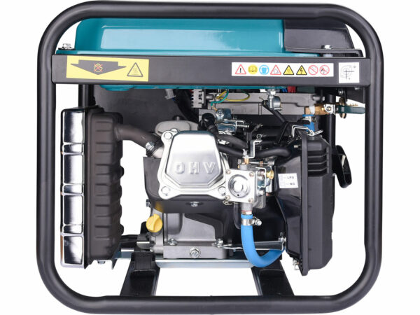 HERON, Elektrocentrála invertorová rámová hybridná, 1F, 3,7kW, 7HP, ručný štart
