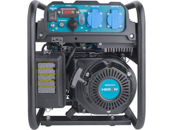 HERON, Elektrocentrála invertorová s IGBT zváračkou, 160A, 1F, 4,3kW, ručný štart