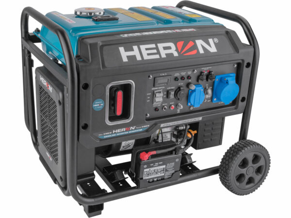 HERON, Elektrocentrála invertorová rámová 1F, 6,5kW, ATS, AGS, elektrický štart s DO