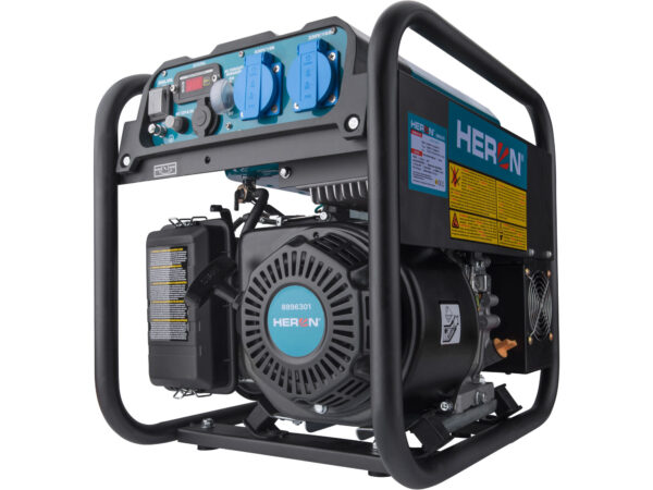 HERON, Elektrocentrála invertorová s IGBT zváračkou, 160A, 1F, 4,3kW, ručný štart