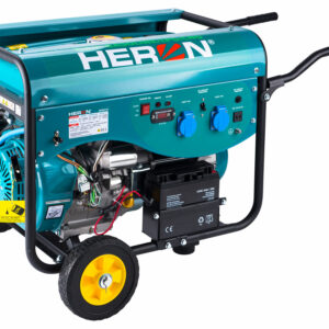 HERON, Elektrocentrála benzínová a plynová 1F, 5,5kW, elektrický štart HERON, Elektrocentrála benzínová a plynová 1F, 5,5kW, elektrický štart