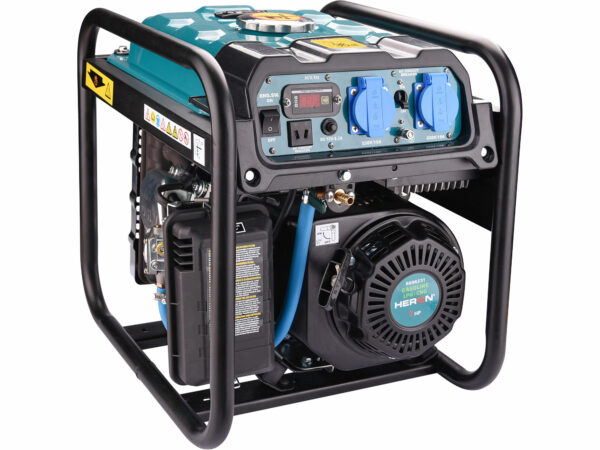 HERON, Elektrocentrála invertorová rámová hybridná, 1F, 3,7kW, 7HP, ručný štart