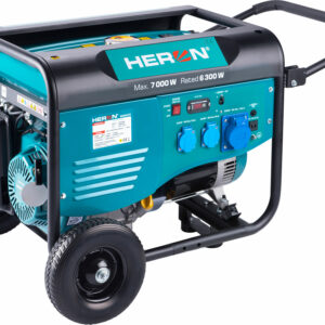 HERON, Elektrocentrála rámová benzínová 1F, 7,0kW