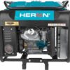 HERON, Elektrocentrála invertorová rámová 3F, 9kW, diaľkové ovládanie, podvozok